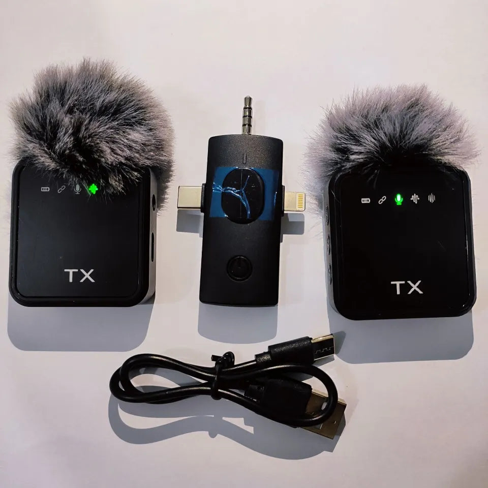 🎙️ TechTrend™ | Micrófonos Inalámbricos TX 11-2 🎧 Audio Profesional + Envío GRATIS 🚀