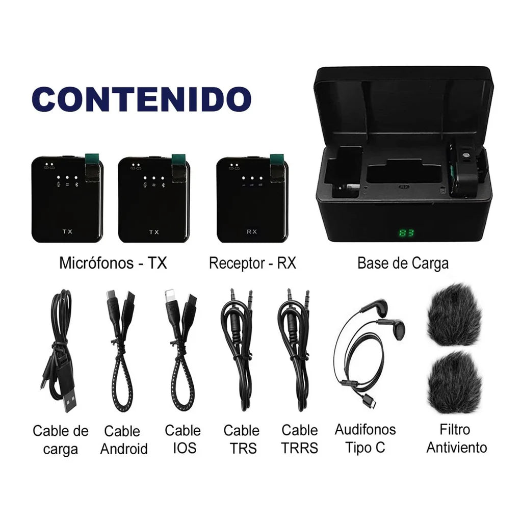 🔥 🎙️ TechTrend™ | Micrófono SX63 3 en 1 – Inalámbrico, Profesional y Compatible con Todo + Envío GRATIS 📦